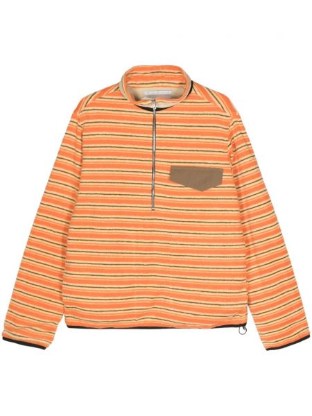 Džemperis ar rāvējslēdzēju Ranra oranžs