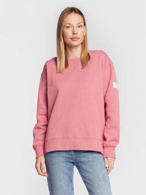 Relaxed fit sportinis džemperis Ecoalf rožinė