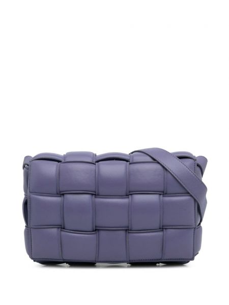 Crossbody torbica Bottega Veneta Pre-owned vijolična