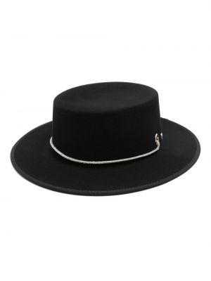 Aksamitny kapelusz Helen Kaminski czarny