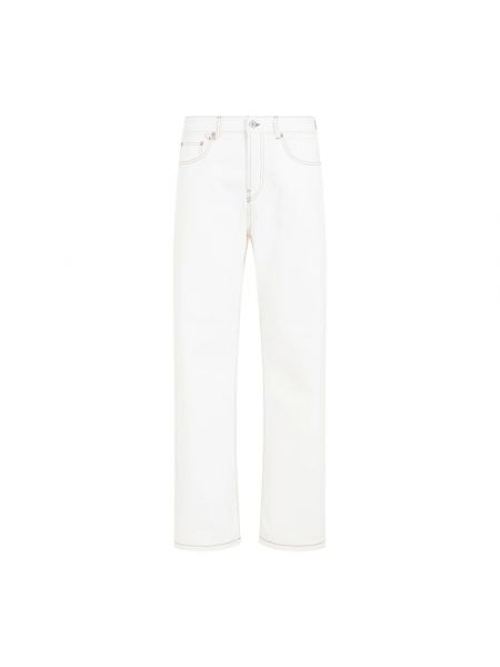Białe proste jeansy Jacquemus