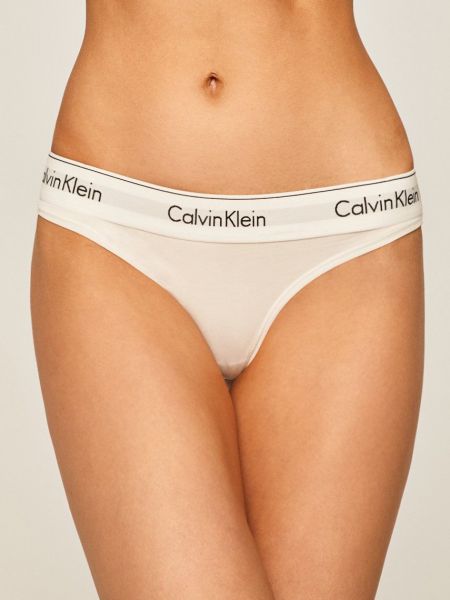 Kalhotky string Calvin Klein Underwear oranžové