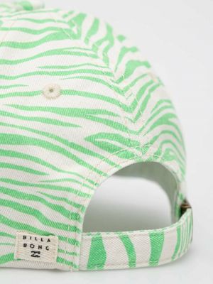Хлопковая кепка Billabong зеленая