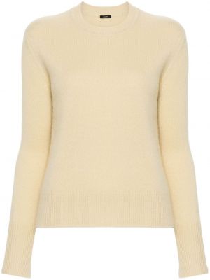 Dzianinowy sweter z kaszmiru Joseph żółty