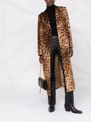 Abrigo con estampado leopardo Etro