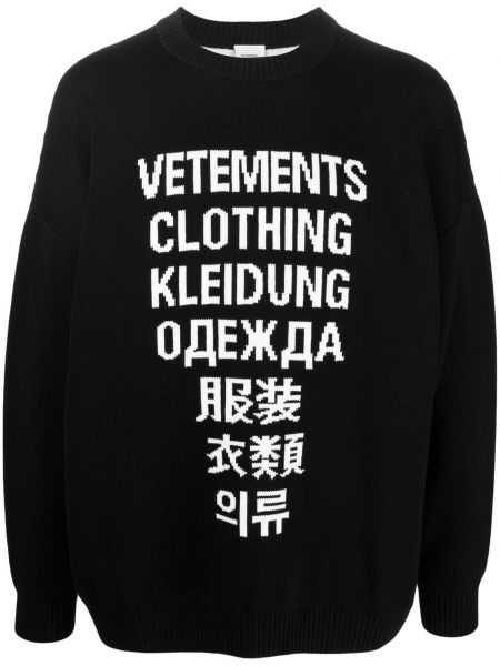 Sweatshirt mit print Vetements