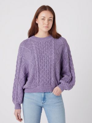 Fioletowy sweter Wrangler