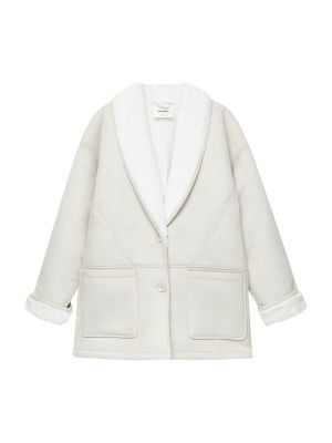 Zimný kabát Pull&bear biela