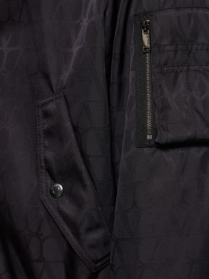 Nylon dzseki Valentino fekete
