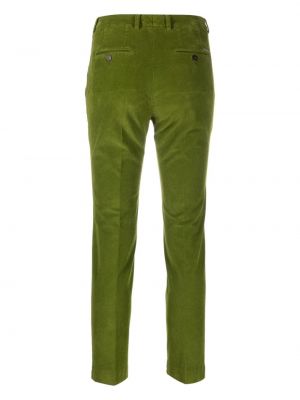 Rovné kalhoty Incotex zelené