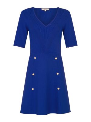 Плетена рокля Morgan синьо
