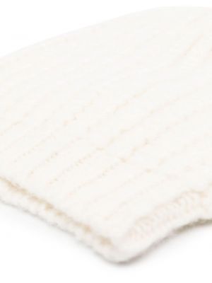 Bonnet en tricot Peserico blanc
