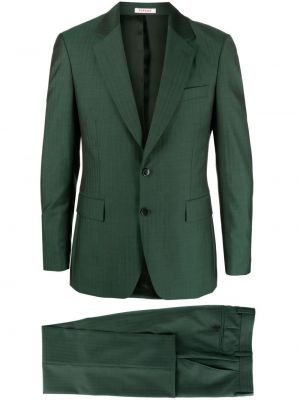 Volnena ukrojena obleka Fursac zelena