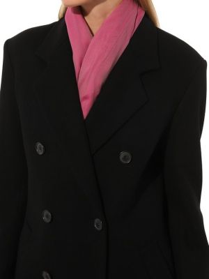 Шелковый шарф Giorgio Armani розовый