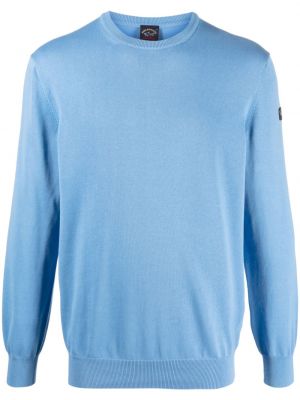 Strick sweatshirt Paul & Shark blau
