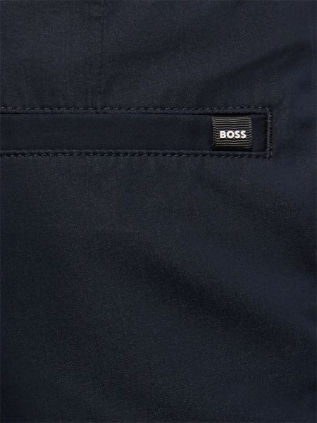 Pantalones de algodón Boss azul