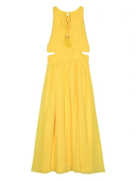 Dlouhé šaty Patrizia Pepe žluté