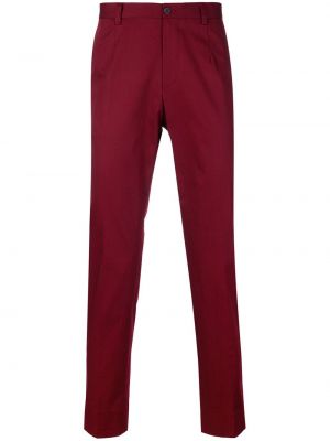 Nohavice Dolce & Gabbana červená