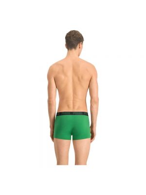 Pantalones cortos con estampado Puma verde