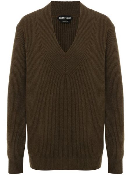 Кашемировый свитер Tom Ford хаки