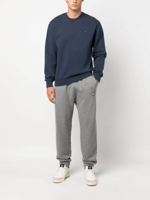 Pantalon de joggings en coton Maison Kitsuné gris