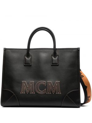 Nákupná taška Mcm čierna