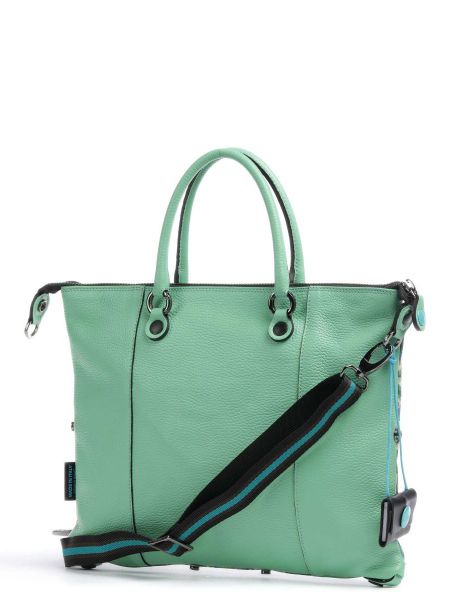 Кожаная сумка Gabs зеленая