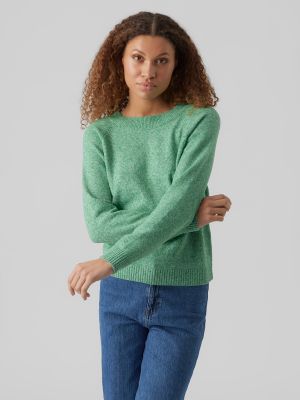 Jersey manga larga de tela jersey Vero Moda verde