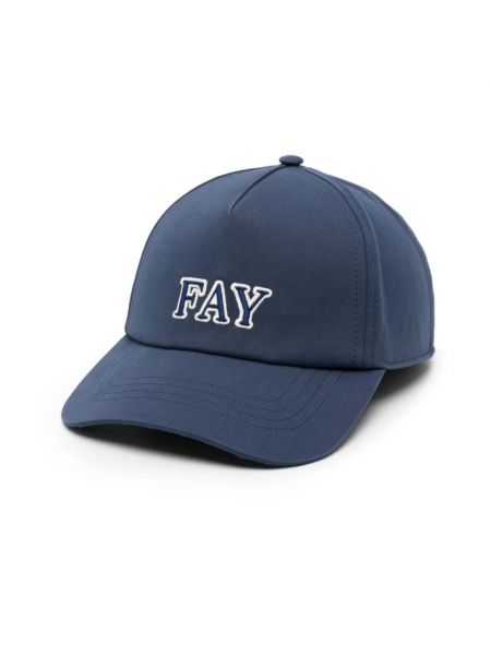 Niebieska czapka z daszkiem Fay