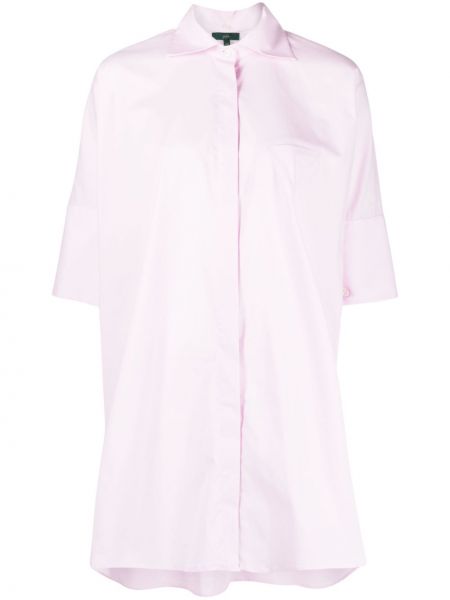 Camicia di cotone a maniche corte Jejia rosa