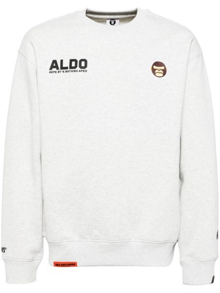 Broderet sweatshirt Aape By *a Bathing Ape® grå