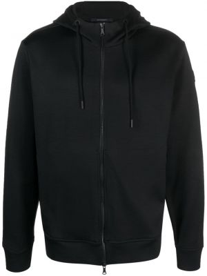 Jersey hoodie mit reißverschluss Paul & Shark schwarz