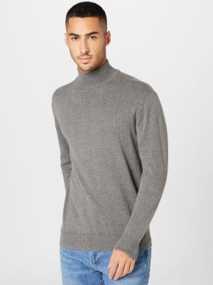 Pull col roulé About You gris