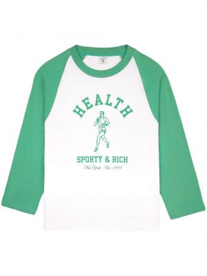 T-shirt a maniche lunghe Sporty & Rich