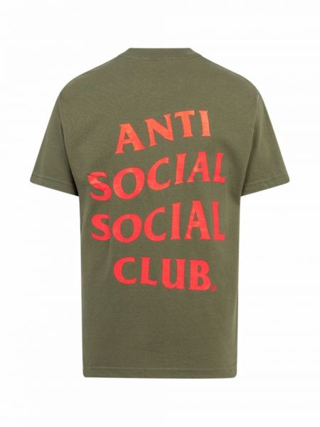 Camiseta manga corta Anti Social Social Club verde