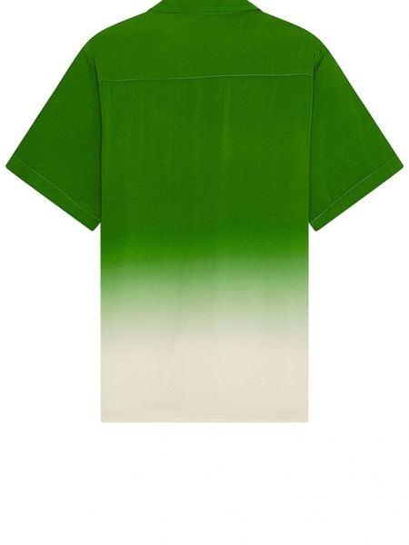 Camicia in viscosa da spiaggia Oas verde