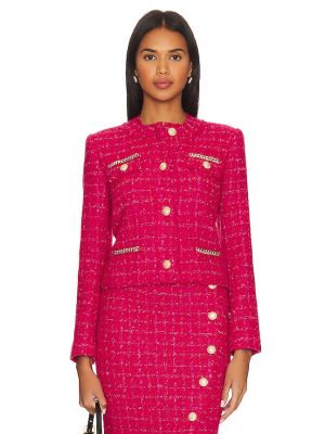 Chaqueta de tweed Generation Love rosa