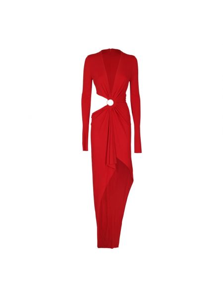 Sukienka długa elegancka Alexandre Vauthier czerwona