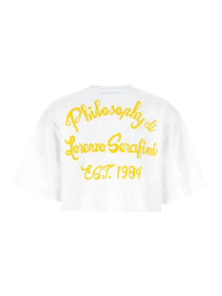 Camiseta de algodón con estampado Philosophy Di Lorenzo Serafini