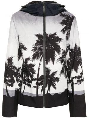Smučarska jakna s kapuco s potiskom Palm Angels