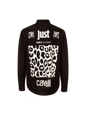 Koszula Just Cavalli czarna