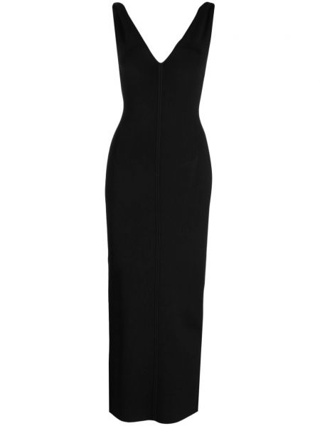 Páskové šaty Galvan London černé