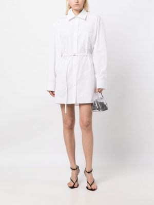 Šaty s výšivkou Alexander Wang bílé