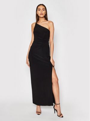 Slim fit večerní šaty Lauren Ralph Lauren černé
