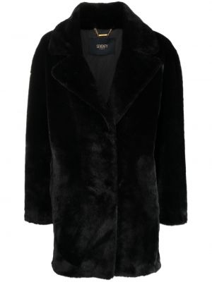 Manteau de fourrure Seventy noir