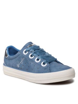 Sneakersy Wrangler niebieskie