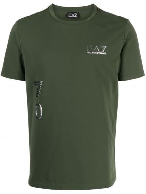 T-krekls ar apdruku džersija Ea7 Emporio Armani