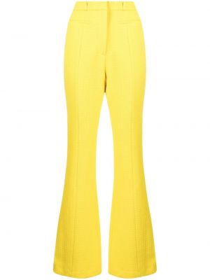 Bavlněné kalhoty s páskem Alexis - žlutá