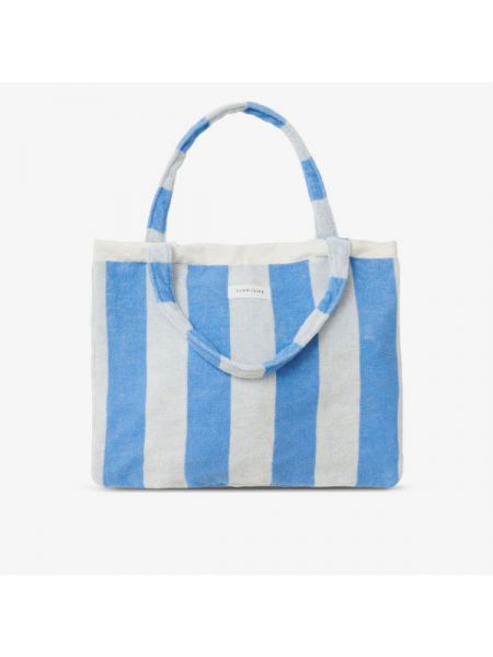 Пляжное полотенце и сумка «два в одном» с полосатым принтом x Sunnylife синий