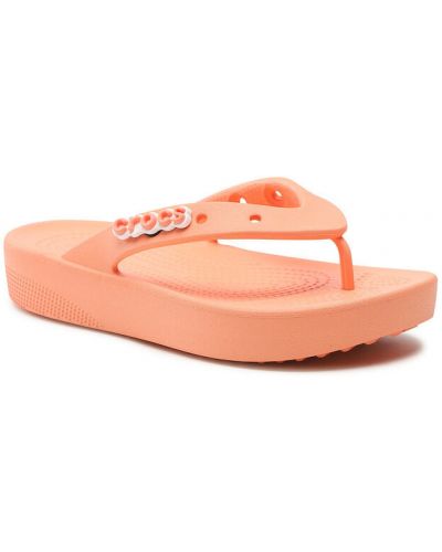Sandale Crocs portocaliu